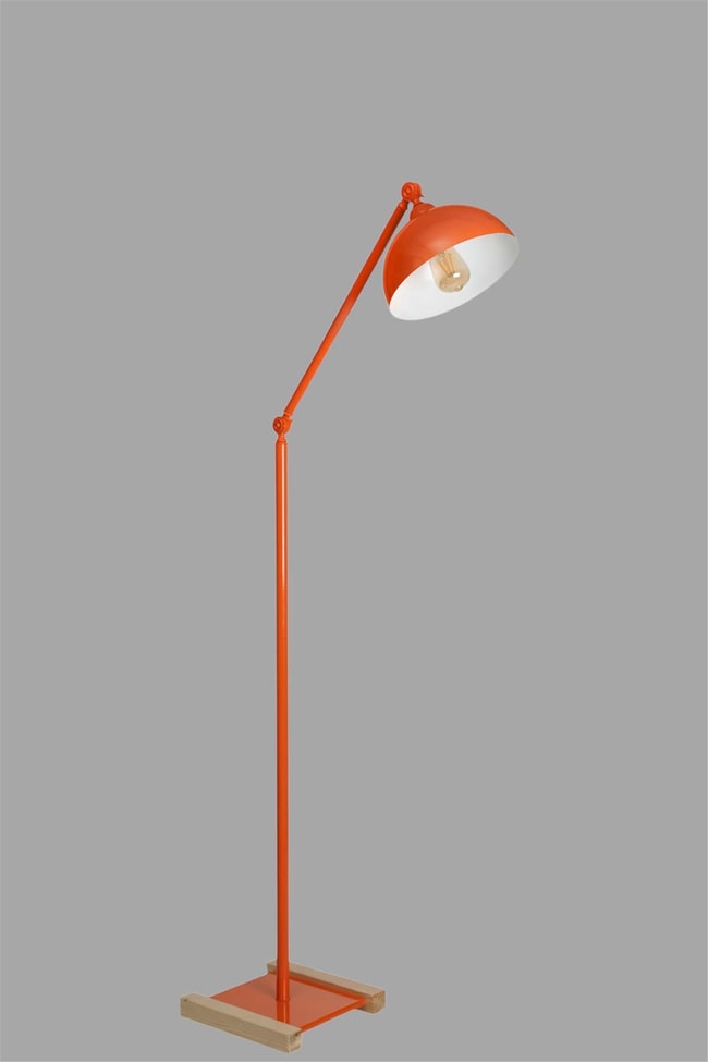 Lumexx Milas Turuncu Retro Başlıklı Lambader