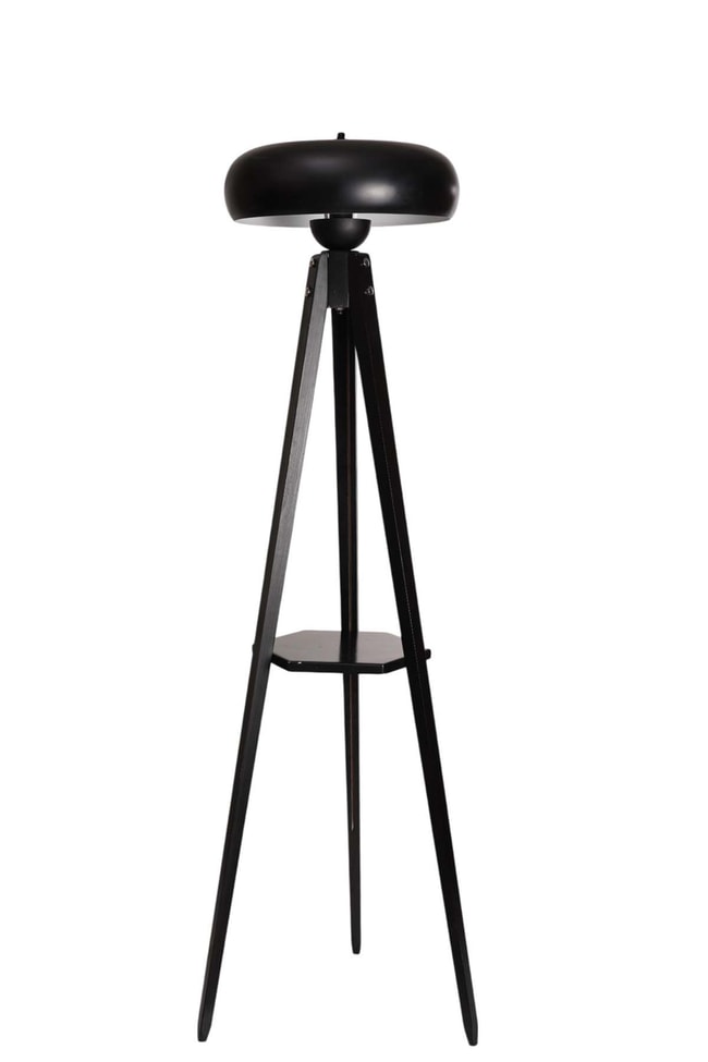 Lumexx Sehbalı Tripod Siyah Lambader Smith Siyah Başlıklı
