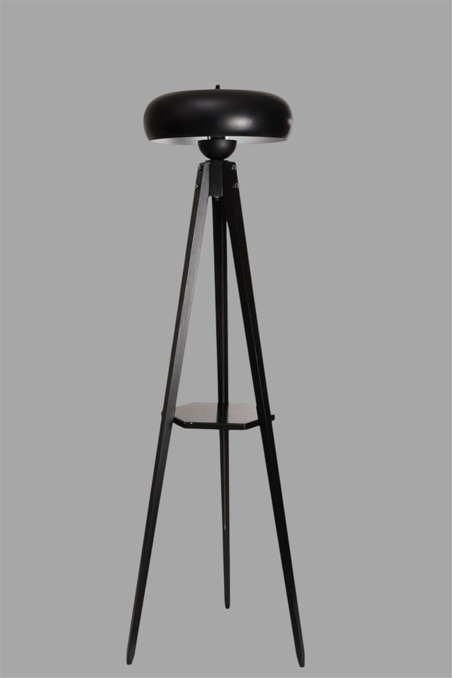Lumexx Sehbalı Tripod Siyah Lambader Smith Siyah Başlıklı