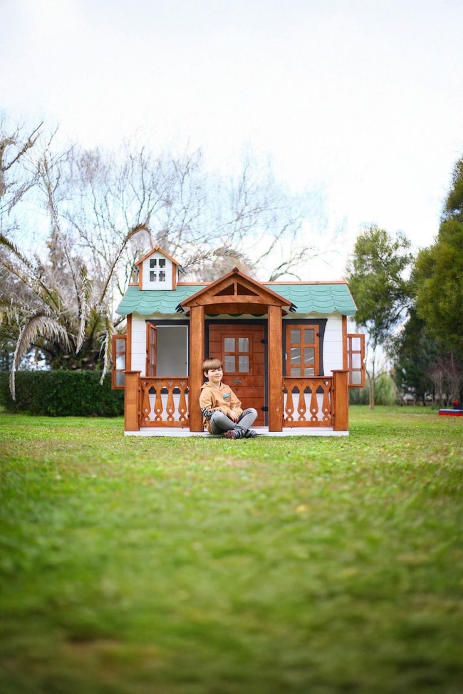 Mandu Ahşap Oyun Evi Playhouse Beylerbeyi-Mnd188
