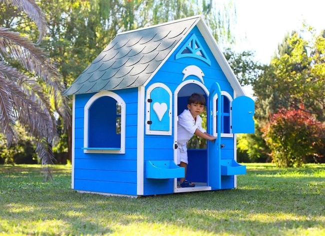 Mandu Ahşap Oyun Evi Playhouse Bodrum-Mnd194