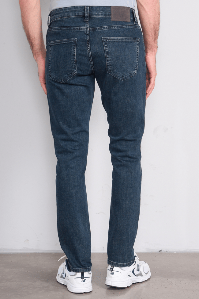 Mareteks 2213-C58-Parma Blue Hakı Zkb. Erkek Denım Pantolon