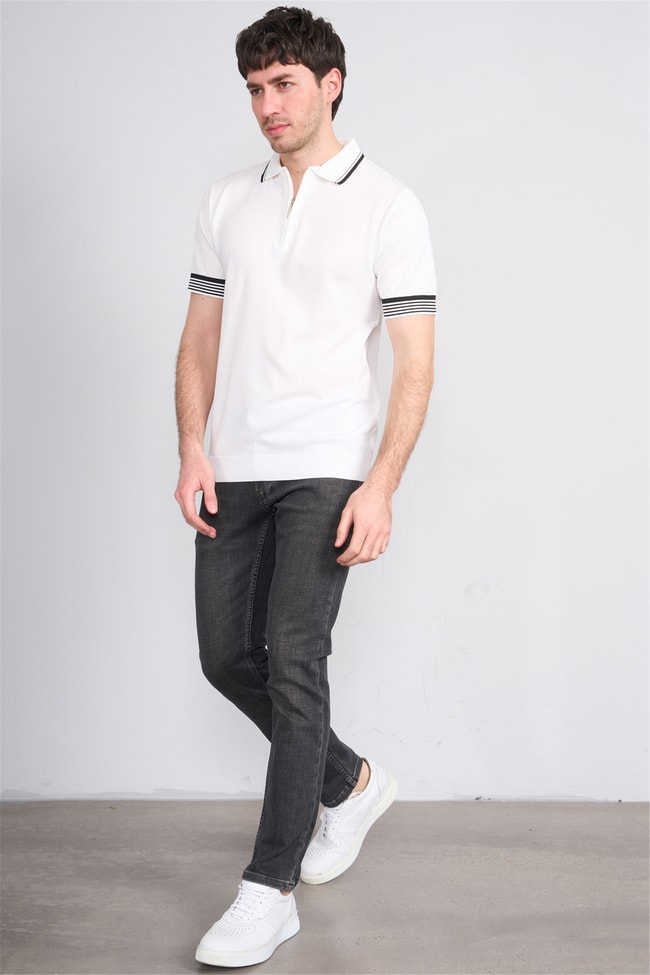 Mareteks 2213-C59-Parma Black Green Zkb. Erkek Denım Pantolon