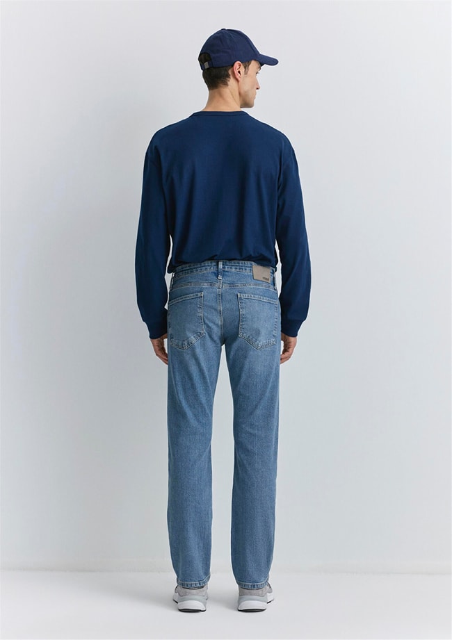 Mavı M0020289268 Hunter Dusty Shaded Urban Comfort Erkek Regular Denım Pantolon