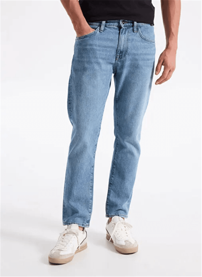 Mavı M0035190665 Marcus Mıd Used Blue Mavı Black Erkek Slım Straıght Denım Pantolon