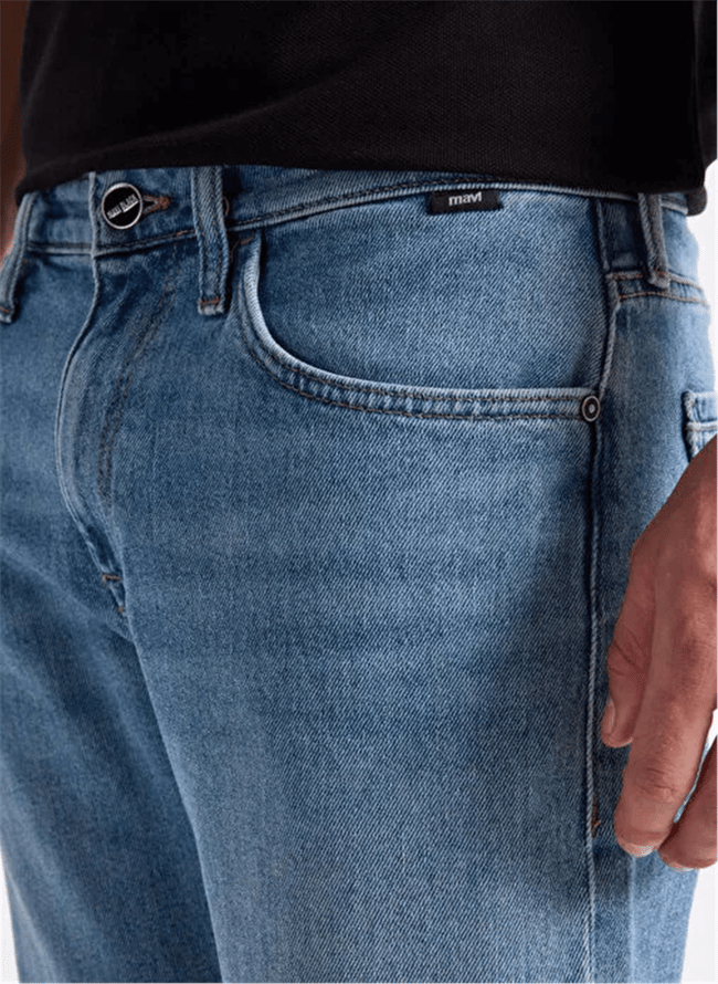 Mavı M0035190665 Marcus Mıd Used Blue Mavı Black Erkek Slım Straıght Denım Pantolon