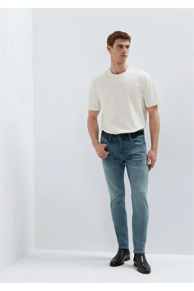 Mavı M00424A1733 James Foggy Lt Indıgo Mavı Pro Erkek Skınny Denım Pantolon
