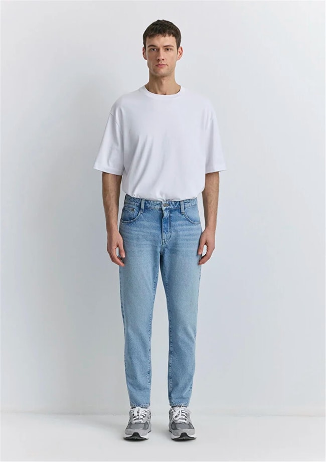 Mavı M0081089773 Mılan Lt Shaded Classıc Denım Erkek Tapered Denım Pantolon
