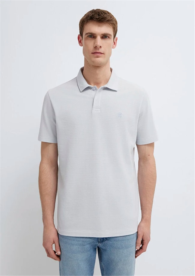 Mavı M0613267-70799 Gray Dawn Erkek Regular Polo T-Shırt