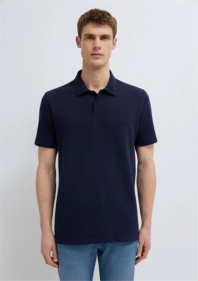 Mavı M0613267-86415 Barıtone Blue Erkek Regular Polo T-Shırt