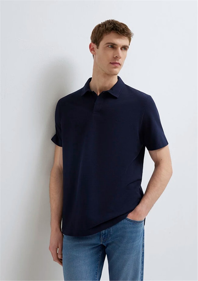 Mavı M0613267-86415 Barıtone Blue Erkek Regular Polo T-Shırt