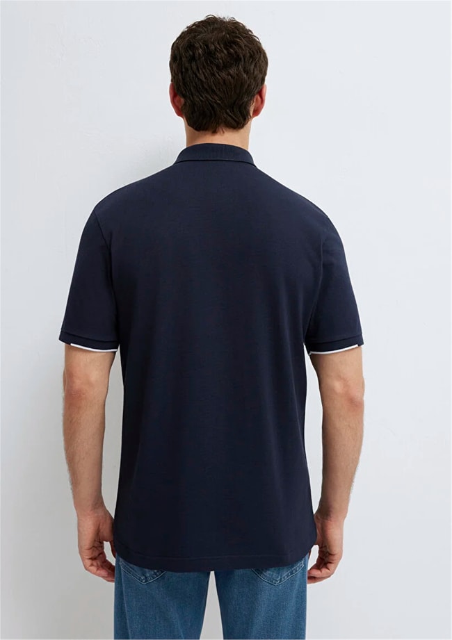 Mavı M0613272-70490 Gece Lacıvert Erkek Regular Polo T-Shırt