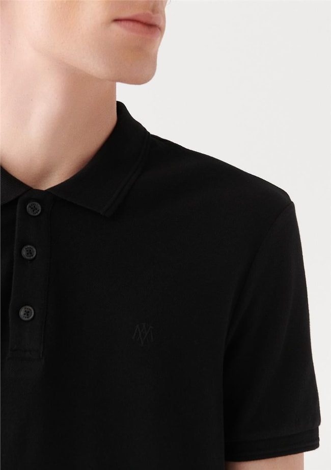 Mavi M064946-21842 Siyah Erkek Polo T-Shirt