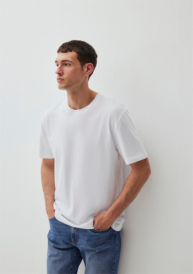 Mavi M066249-620 Beyaz Erkek T-Shirt