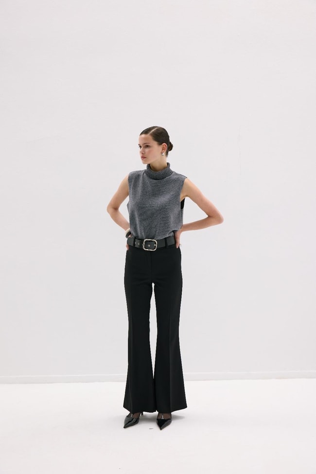 Miss Nisa 328 Siyah Kadın Pantolon