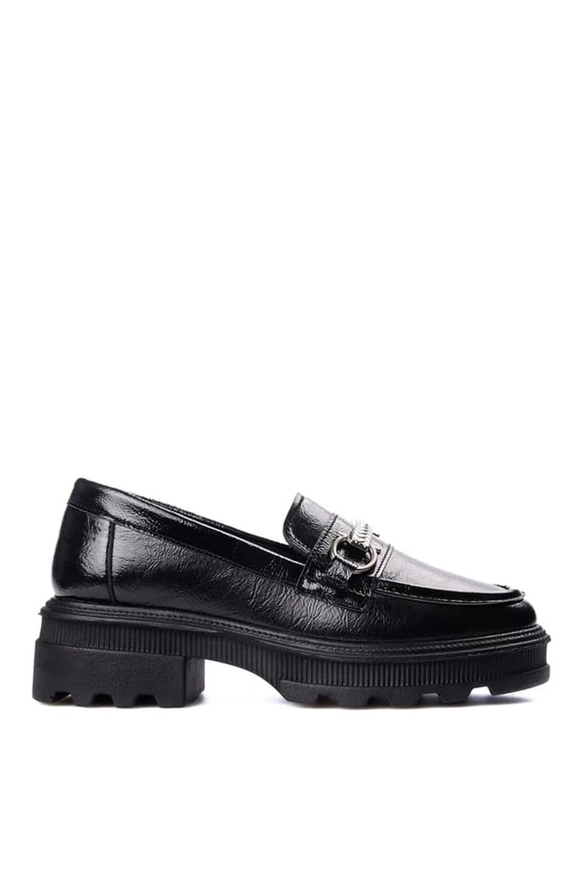 Nene 2465 Siyah Rgn Kadın Loafer Ayakkabı