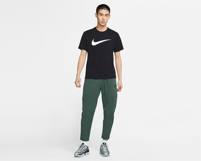 Nıke Dc5094 Sportswear Swoosh T-Shırt 010 Black/Whıte Erkek T-Shırt