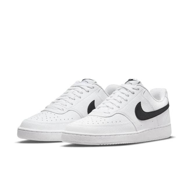 Nıke Dh3158 Court Vısıon Low Next Nature 101 Whıte/Black-Whıte Zenne Sneaker Ayakkabı
