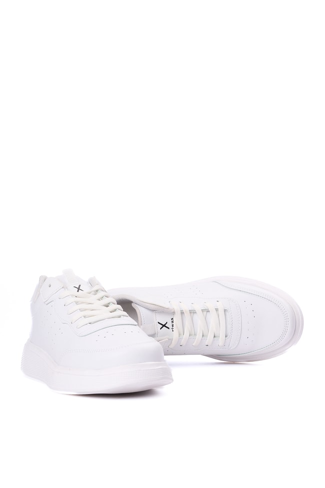 Özekici 146 Beyaz-Beyaz Grs Sneaker Ayakkabı
