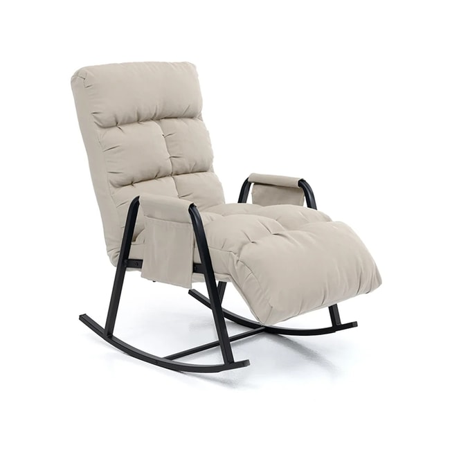 Pafu Lena Outdoor Bahçe Su Geçirmez Fonksiyonel Sallanan Koltuk - Bej