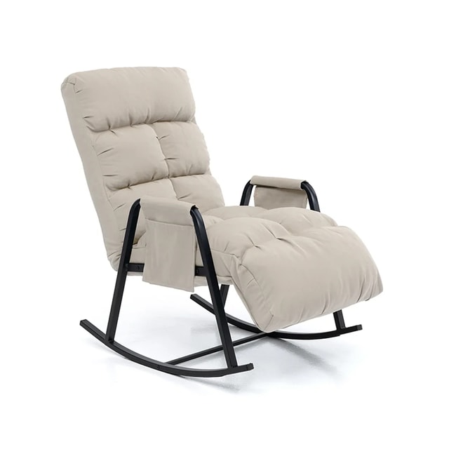 Pafu Lena Outdoor Bahçe Su Geçirmez Fonksiyonel Sallanan Koltuk - Bej