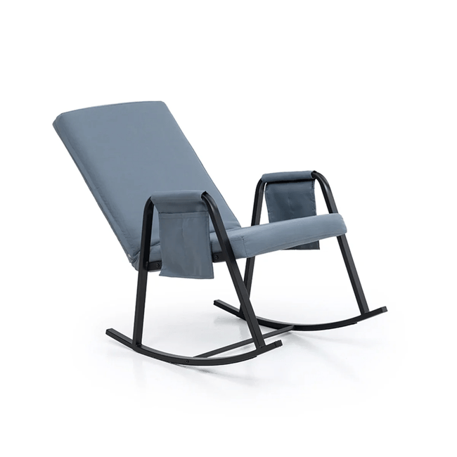 Pafu Oden Outdoor Bahçe Su Geçirmez Fonksiyonel Sallanan Koltuk - Gri-Mavi