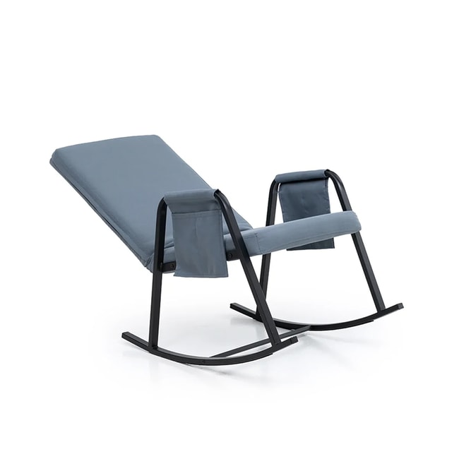 Pafu Oden Outdoor Bahçe Su Geçirmez Fonksiyonel Sallanan Koltuk - Gri-Mavi