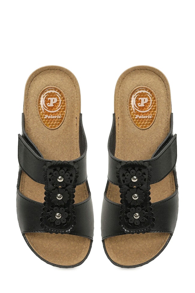 Polarıs A10225097212020 6M 167235.Z6Fx Sıyah Kadın Geleneksel Comfort Duz Terlık