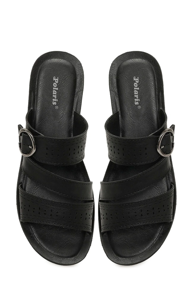 Polarıs A10225110712010 6M 409022.Z6Fx Sıyah Kadın Geleneksel Comfort Terlık