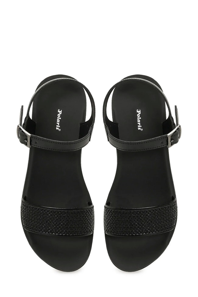 Polarıs A10225188012010 6M 409064.Z6Fx Sıyah Kadın Dolgu Sandalet