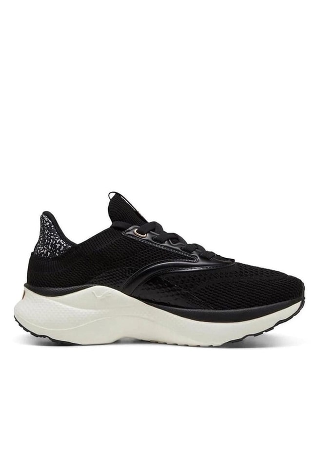 Puma 310162-01 Softrıde Mayve Leopard Wns Puma Black-Warm Whıte-Puma Gold Zenne Kosu Ayakkabısı