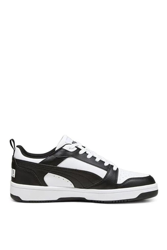 Puma 392328 01 Rebound V6 Low Puma White-Puma Black-Pum Yetişkin Erkek Sneaker Ayakkabısı