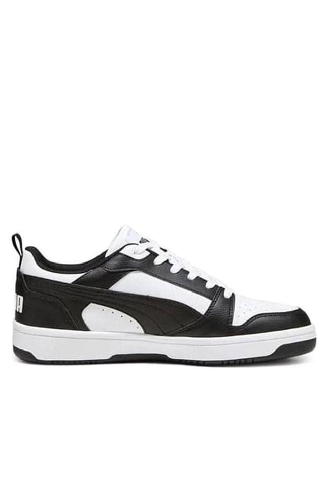 Puma 392328 01 Rebound V6 Low Puma White-Puma Black-Pum Yetişkin Erkek Sneaker Ayakkabısı