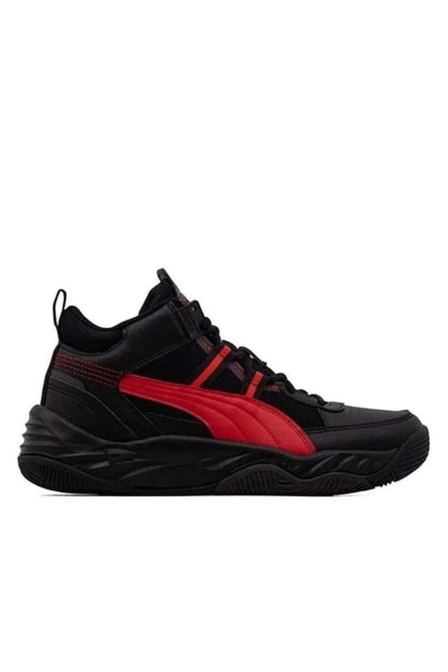 Puma 392329 Puma Rebound Future Nextgen Black-For All Time Red-Coal Erkek Basketbol Ayakkabısı