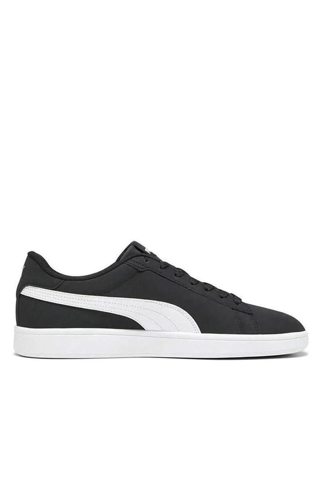 Puma 392336 01 Puma Smash 3.0 Buck Puma Black-Puma Whıt E Yetişkin Erkek Tennıs Sneaker