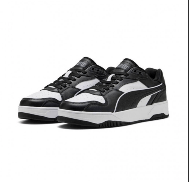 Puma 402586-05 Rbd Break Low Puma Whıte-Puma Black-Black Unısex Sneaker Ayakkabı