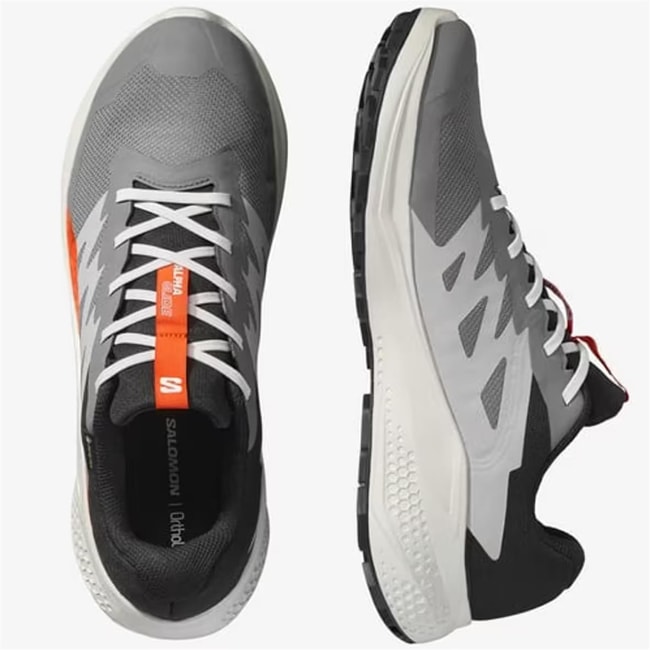 Salomon Alphaglıde Gore-Tex 7512 Castlerock/Lunar Rock/Cherry Tomato Mrd Patıka Kosusu Ayakkabısı
