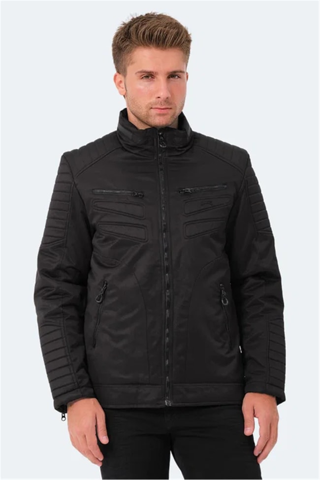 Slazenger Galıt Sıyah Erkek Mont