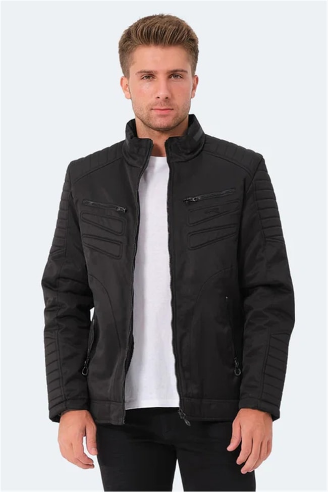 Slazenger Galıt Sıyah Erkek Mont
