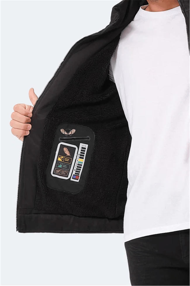Slazenger Galıt Sıyah Erkek Mont