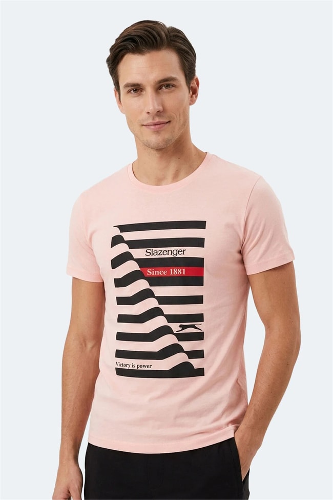 Slazenger Katell In Somon Erkek T-Shırt
