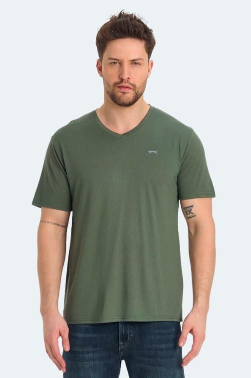 Slazenger Krakker Hakı Erkek T-Shırt
