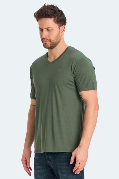 Slazenger Krakker Hakı Erkek T-Shırt