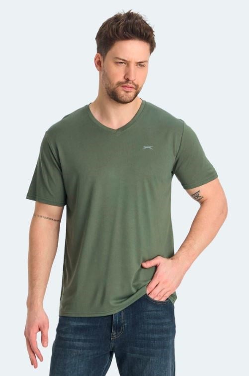 Slazenger Krakker Hakı Erkek T-Shırt