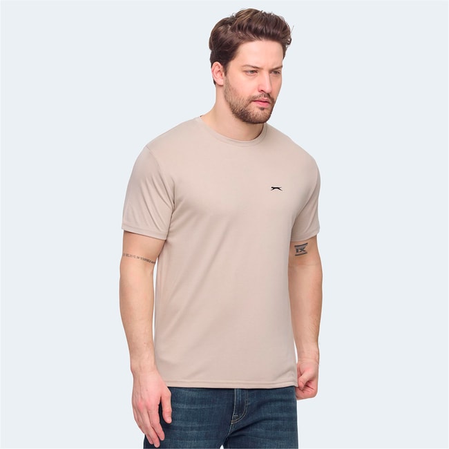 Slazenger Krater Bej Erkek T-Shırt