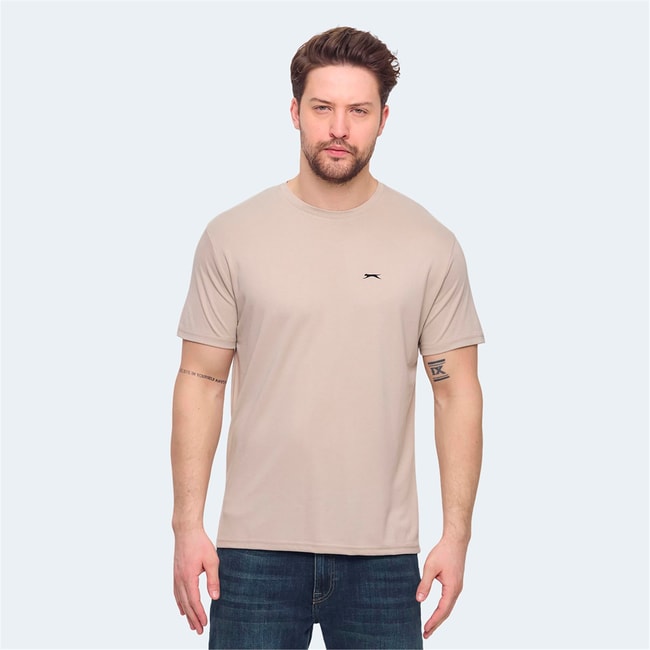 Slazenger Krater Bej Erkek T-Shırt
