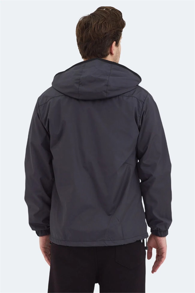 Slazenger Ofans Koyu Gri Erkek Yagmurluk