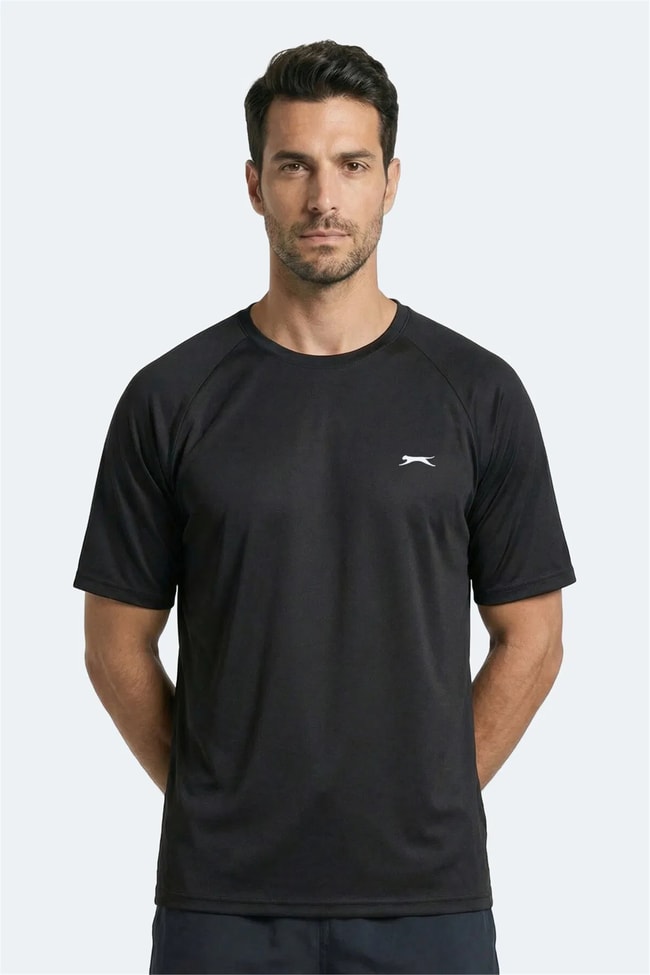 Slazenger Rısıng Sıyah Erkek T-Shırt