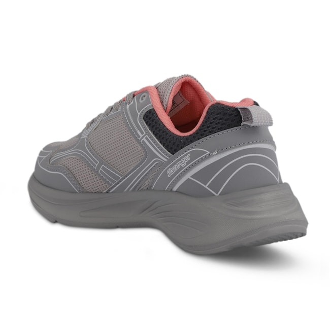 Slazenger Sa14Rk125-200 Gıma G Gri / Somon Grs Spor Ayakkabı