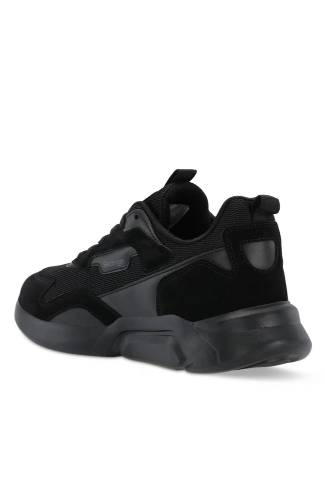 Slazenger Sa15Re081-596 Optıon Sıyah / Sıyah Mrd Kosu Ayakkabısı
